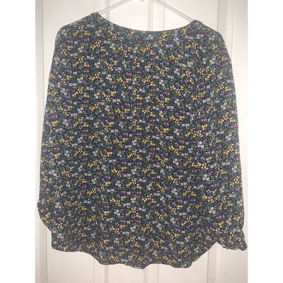 Loft Outlet Floral Button Down Blouse Women’s Size Large - Picture 2 of 4